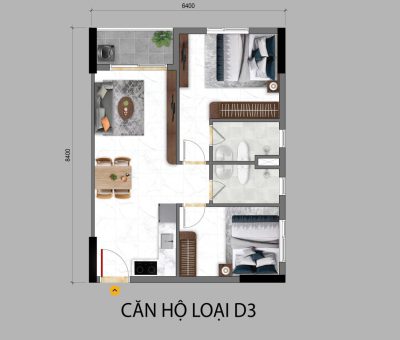 Căn hộ loại D3