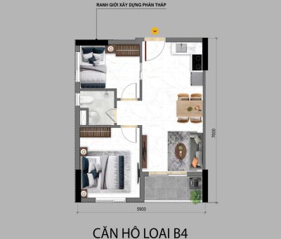 Căn hộ loại B4