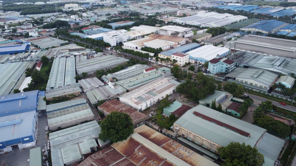 cụm nhà máy KCN Tân Uyên